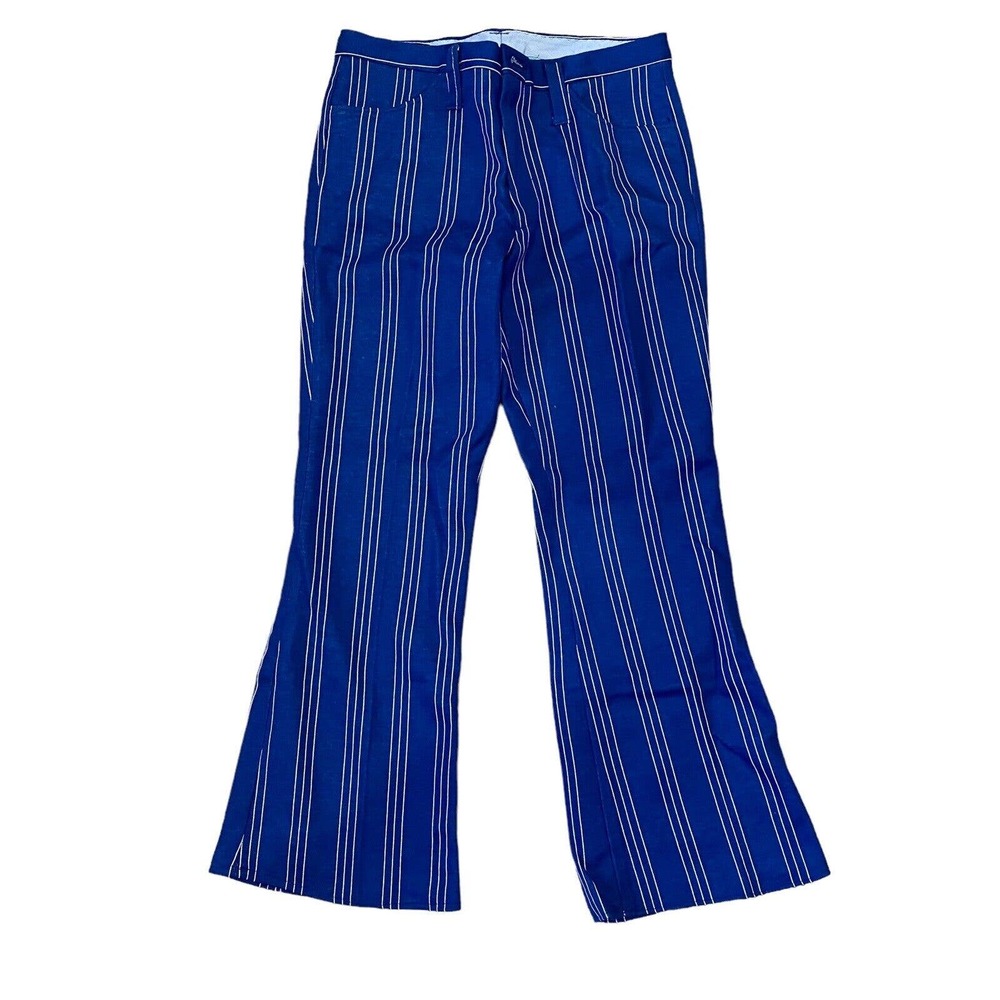 Vintage Stripe Flare Bell Bottom Pants